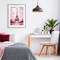 Stupell Industries Blush Watercolor Eiffel Tower Framed Print Under Glass, design by Creative Studio